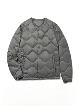 Ultra-Thin down Jacket Men's round Neck Lightweight Padded Vest plus Size Elderly Dad Casual Style Warmth Fashion Outerwear