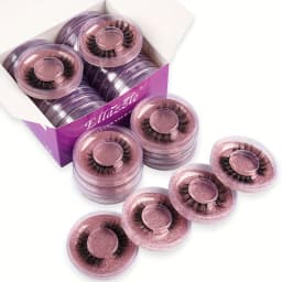 20 Pairs 4 Styles Wispy Faux Mink False Eyelashes Mixed Dramatic Thick Curled Fluffy Strip lashes Multipack for Eyes Makeup Sets