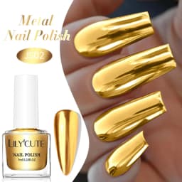LILYCUTE 7ml Glitter Nail Polish Colorful Bright Shining Pearl Effect Shell Nail Art Varnish No Need Lamp