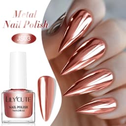 LILYCUTE 7ml Glitter Nail Polish Colorful Bright Shining Pearl Effect Shell Nail Art Varnish No Need Lamp