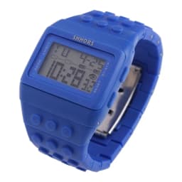 Digital LED Watches Unisex Colorful Constructor Watch Blocks Splice Sports Wristwatch For Children Xmas New Year Gifts