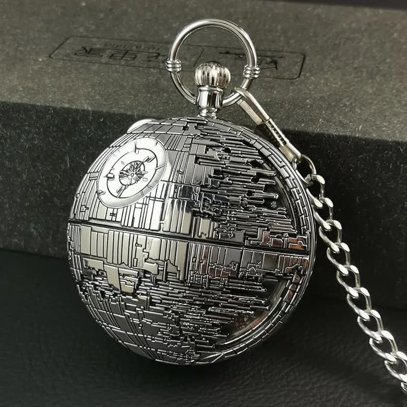 Anime Death Star Music Pocket Watch Music Box Retro Toys