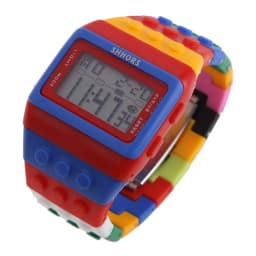 Hot Children's Watches Digital LED Chic Unisex Colorful Constructor Blocks Sports relogio masculino Wrist Women Watch Kids Gifts