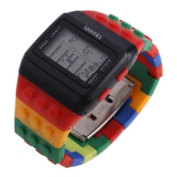 Hot Children's Watches Digital LED Chic Unisex Colorful Constructor Blocks Sports relogio masculino Wrist Women Watch Kids Gifts