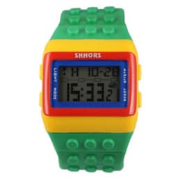 Hot Children's Watches Digital LED Chic Unisex Colorful Constructor Blocks Sports relogio masculino Wrist Women Watch Kids Gifts