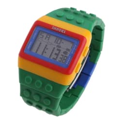 Hot Children's Watches Digital LED Chic Unisex Colorful Constructor Blocks Sports relogio masculino Wrist Women Watch Kids Gifts