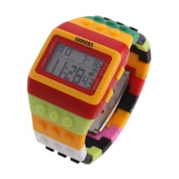 Hot Children's Watches Digital LED Chic Unisex Colorful Constructor Blocks Sports relogio masculino Wrist Women Watch Kids Gifts