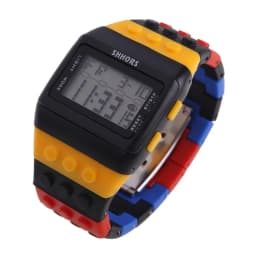 Hot Children's Watches Digital LED Chic Unisex Colorful Constructor Blocks Sports relogio masculino Wrist Women Watch Kids Gifts