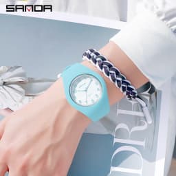 SANDA Brand Children's Watches Fashion Kids Silicone Waterproof Quartz Wristwatch Boys Sport Watches For Girls Gift Clock 2023