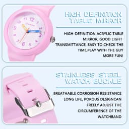 UTHAI CA03 3-12 Year Old Children's Watch Fashion Simple Sports Comfortable Waterproof High Boys Girls Quality Quartz Watches