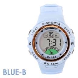 Children Electronic Watch Boys and Girls Macaron Sports Wristwatch Luminous Alarm Clock Multifunctional Kids Fashion Watches