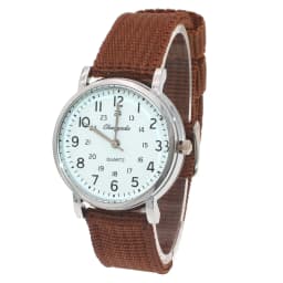 Chaoyada Children Boys Girls 24 Hours Wristwatch Canvas Quartz Wristwatches Kids Students Military Watches Kids Watch Boy