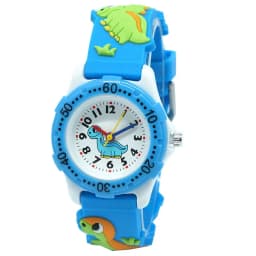 Cute 3D Dinosaur Cartoon Kids Watch Rubber Strap Boys Girls Silicone Quartz Wristwatch Child Brand Timepiece
