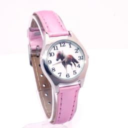 Cute Girl Ladies Watch Kids Watches Horse Leather Quartz Student Kids Animal Cartoon Children Wristwatch Gifts