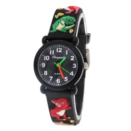 Girls Watch Cartoon Bus Dinosaur 3d Silicone Kids Watch Boys Girl Quartz Watch Children Sports Watch Kids Gift Waterproof Clock