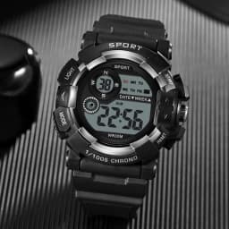YIKAZE Kids Watches Fashion Luminous Waterproof Alarm Clock Watches Boys and Girls Student Smart Electronic Watch Gift