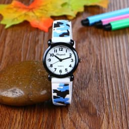 Brand Camo Strap Children's Watch Cartoon Quartz Watches Student Boy Girl Sports Army Fan Cool Wristwatch Dropshipping