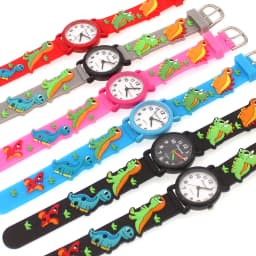 High Quality New Fashion Children Students Quartz Watches Kids Soft Waterproof Sports Heart Butterfly Wristwatches Xmas
