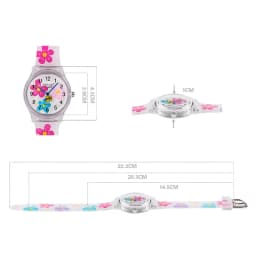 High Quality New Fashion Children Students Quartz Watches Kids Soft Waterproof Sports Heart Butterfly Wristwatches Xmas