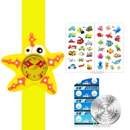Boys Girls Watches Baby Kindergarten Party Gift Children Study Time Toy Wristwatches Slap Bracelet Clock Cartoon Kids Watches 22
