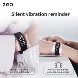 ZGO Electronic Digital Watches Student Sports Watch Pedometer Chronograph Waterproof Wristwatch Children Boys Girls 663X