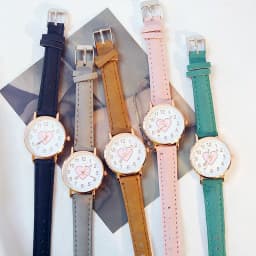 2024 New Cute Heart-shaped Dial Children's Female Watch Female Student Fashion Watch Simple Girl Girlfriend orologio donna
