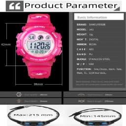 SKMEI Children Watch Boys Waterproof LED Digital Sports Watch Kids Alarm Date Watch for Children Girl Gift Reloj Deportivo