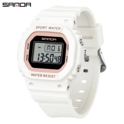 SANDA Boys Girls LED Digital Watch Children Sports Watch For Waterproof Electronic Watch Children Outdoors Casual Gift Watch