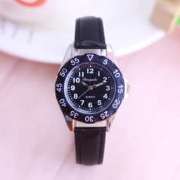 Chaoyada Children Boys Girls Colorful Leather Electronic Wristwatches Little Kids Waterproof Quartz Learn Time Watches Clock