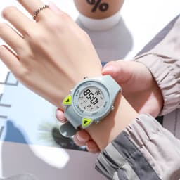 NEW 3D Cat-ear Kids Watch Sports Electronic Watches for Girls and Boys Student Luminous Waterproof LED Digital Wristwatch Gifts