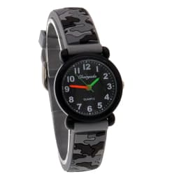 High Quality Fashion Camouflage Silicone Strap Quartz Watches for Boys Girls Kids Students - Digital Clocks