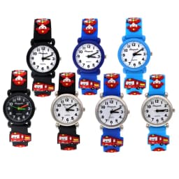 Cute Boy Girls Watches Kids Gifts Children Watch Little Kid Watch Silicone Quartz Fireman Sport Watches Kids Watches Boys