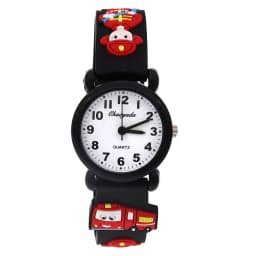 Cute Boy Girls Watches Kids Gifts Children Watch Little Kid Watch Silicone Quartz Fireman Sport Watches Kids Watches Boys