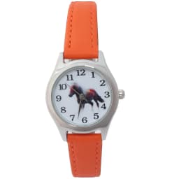 10 Colors Leather Cute Lovely Girl Ladies Women's Watch Children's Gifts Horse Quartz Student Kids Animal Wristwatch Boy Watches