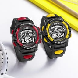 Electronic Watch For Boys Girls Children Luminous Dial Military Sport Watches for Kids Waterproof Multi-function Digital Watch