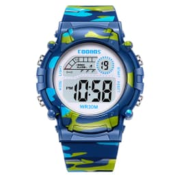 Electronic Watch For Boys Girls Children Luminous Dial Military Sport Watches for Kids Waterproof Multi-function Digital Watch