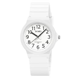 SKMEI 2557 Fashion Quartz Wristwatch 5Bar Waterproof Student Wrist Watch Women Men Fashion Casual Outfit Clock For Raining Day