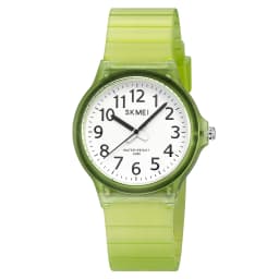 SKMEI 2557 Fashion Quartz Wristwatch 5Bar Waterproof Student Wrist Watch Women Men Fashion Casual Outfit Clock For Raining Day