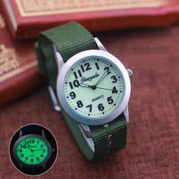 2026 CYD High Quality Boys Girls Outdoor Sport Quartz Wristwatches Students Learning Time Clock Fashion Luminous Canvas Watches