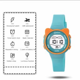 Children Watch Waterproof Cartoon Digital Watch for Girls Boys Pink LCD Electronic Sport Kid Watches Alarm Clocks Gifts