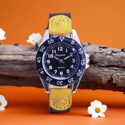 Children’s Boys Girls Little Kids Colorful Strap Clear Numbers Quartz Watches Students Learn Time Soft Canvas Electric Watches