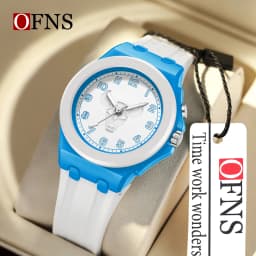 OFNS New 6106 Fashion Student Quartz Watch with Twelve Constellation Pattern Waterproof Night Light Student Quartz Watch 2025