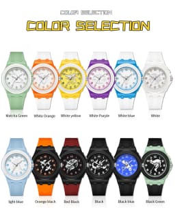 OFNS New 6106 Fashion Student Quartz Watch with Twelve Constellation Pattern Waterproof Night Light Student Quartz Watch 2025
