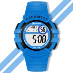 Pink Children Watches Digital Waterproof Sport Kids Wristwatch Alarm Stopwatch Electronic White Blue Girls Boys Watch Gifts