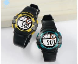 Pink Children Watches Digital Waterproof Sport Kids Wristwatch Alarm Stopwatch Electronic White Blue Girls Boys Watch Gifts