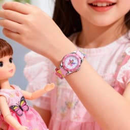 Children Boy Girl Learn Time Digital Quartz Watches Elementary School Student Cute Pink Butterfly Soft Strap Watches Kids Gifts