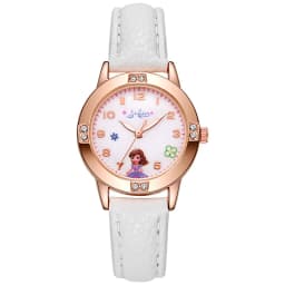 Disney Children's Watches Kids Boys Girls Cute Cartoon Sofia Princess Aisha Diamond Wristwatch Student Quartz Watch Gift