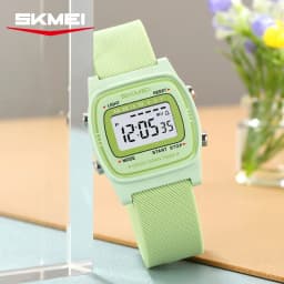 SKMEI 2540 Student Electronic Watch Alarm Clock Calendar 50m Waterproof Bright Light Sport Digital Children's Watch Reloj Niño