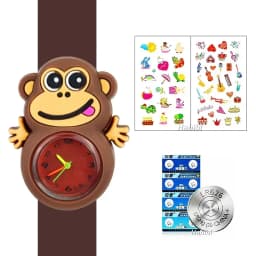 Cute Candy Color Children's Cartoon Watch Baby Study Time Toy Bracelet Kids Watches for Boys Girls Birthday Gift Clock