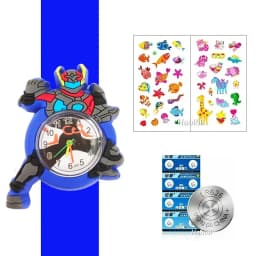 Cute Candy Color Children's Cartoon Watch Baby Study Time Toy Bracelet Kids Watches for Boys Girls Birthday Gift Clock